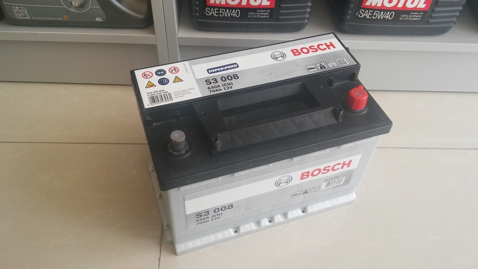 Новий акумулятор BOSCH та таблиця визначення дати випуску 1