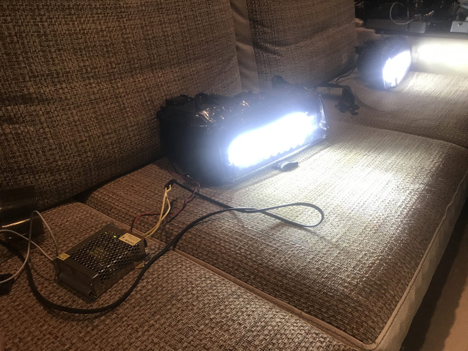 LED балки у фари 4