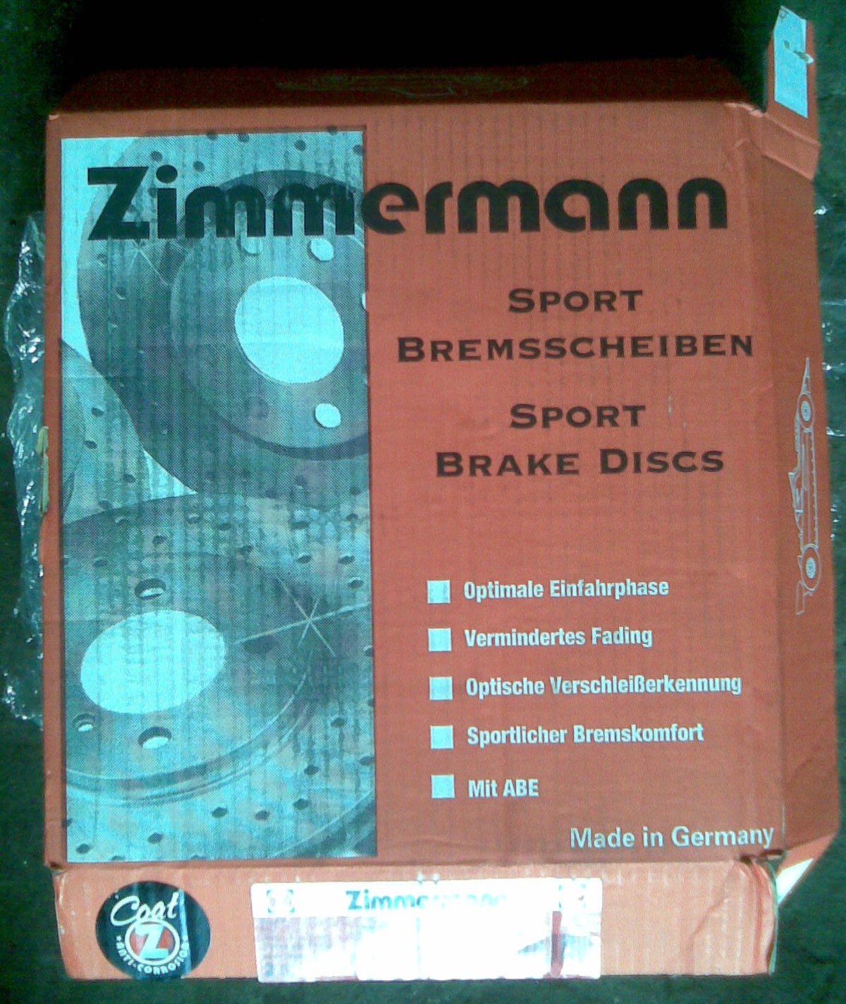 Тормозні диски Zimmermann 3