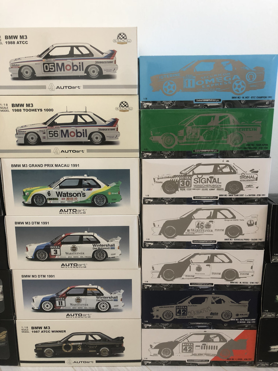 Колекція моделей BMW 1:18 3