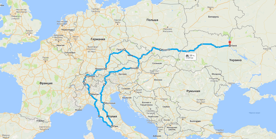 Подорож №5. Польща, Чехія, Німеччина, Швейцарія, Італія, Австрія. Вступ. 3