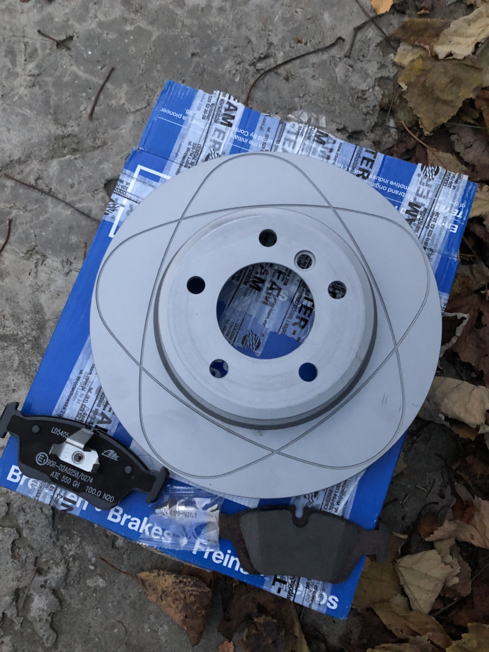 ATE POWER DISK+ATE CERAMIC, а також задні гальма. 1