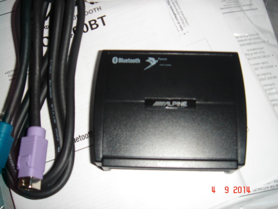 Bluetooth kce-400bt для Alpine 117ri 3