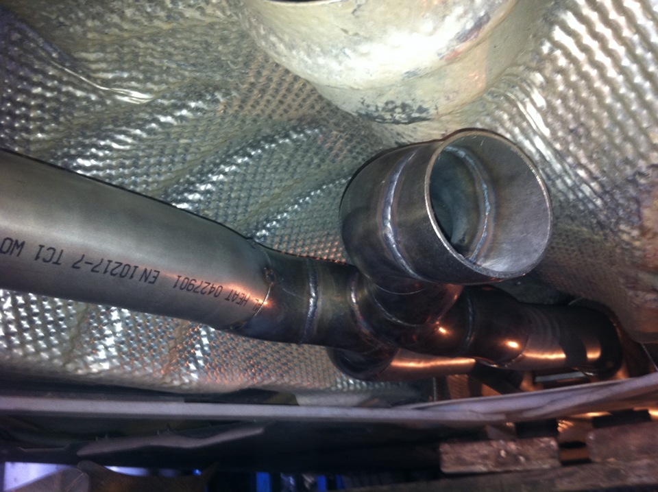 Вихлоп Custom + Downpipe 4