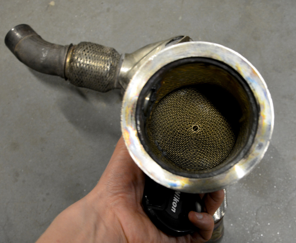 Установка Downpipe, чіп, видалення сажового та інші моменти. 5