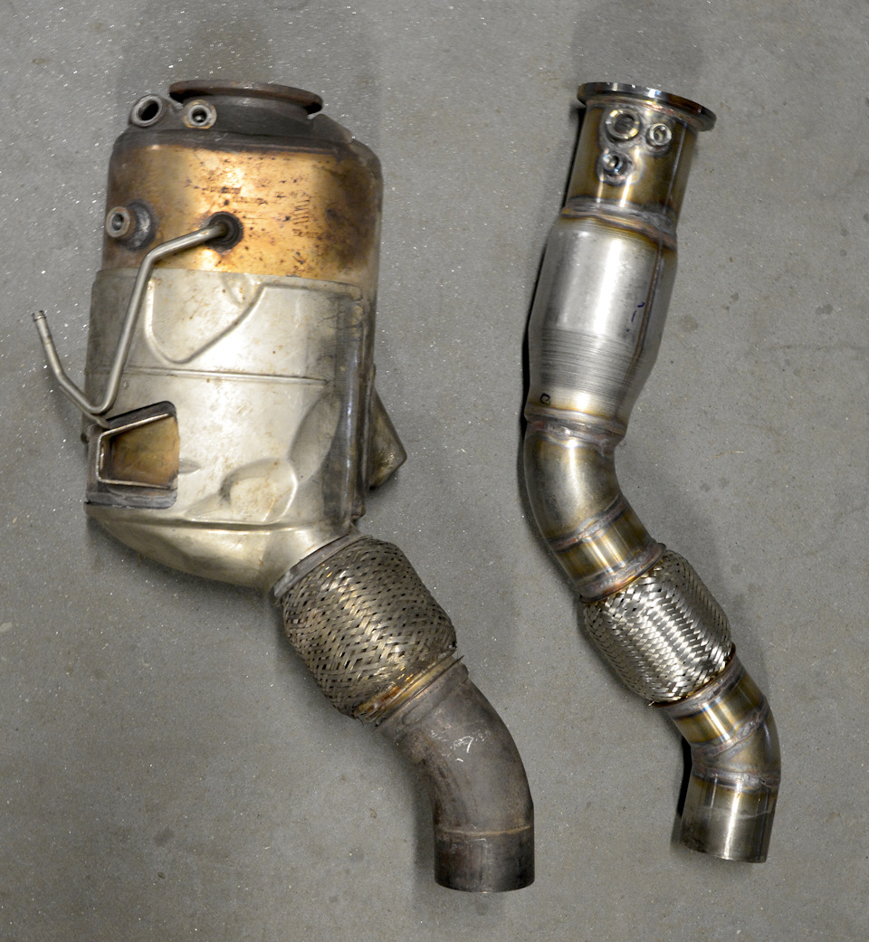 Установка Downpipe, чіп, видалення сажового та інші моменти. 3