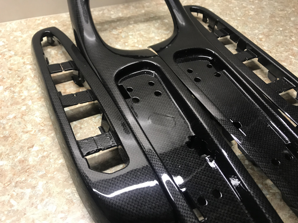 Аквапринт планок Салона carbon bmw e46 1