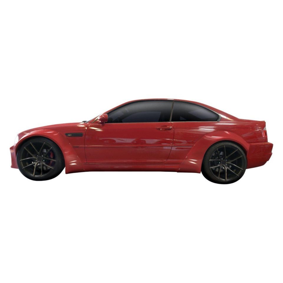 Обважування BMW e46 M3 DTM зі скловолокна 2