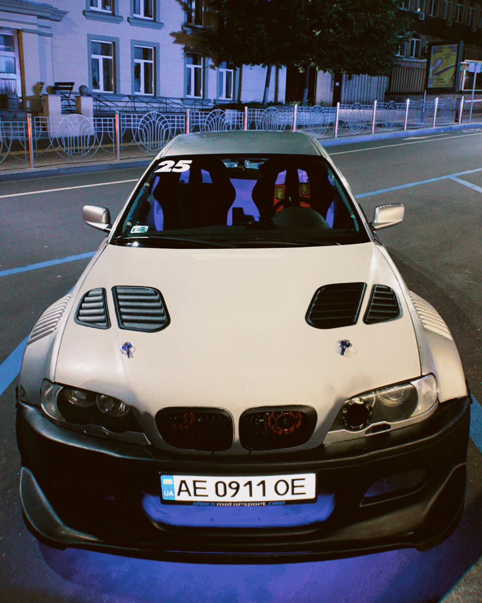 Завершення повного обважування BMW E46 DTM. Капот та дактейл! 3