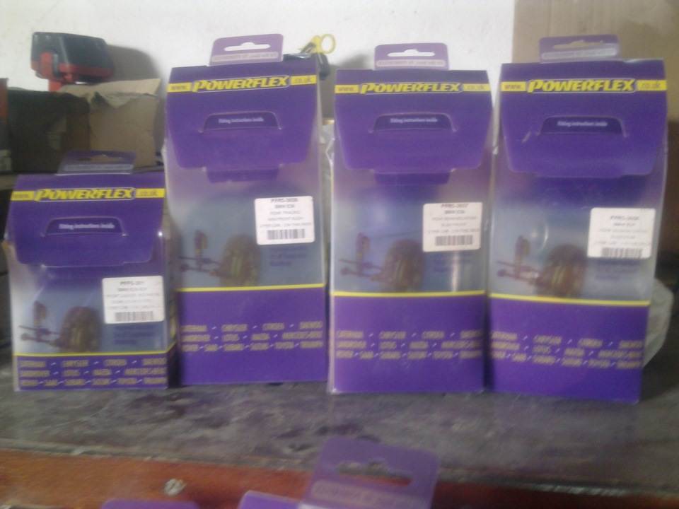 вся підвіска на поліуритані POWEFLEX 3