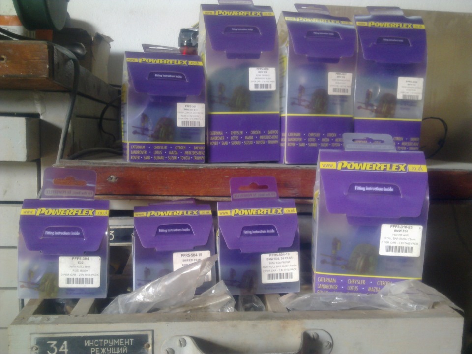 вся підвіска на поліуритані POWEFLEX 1