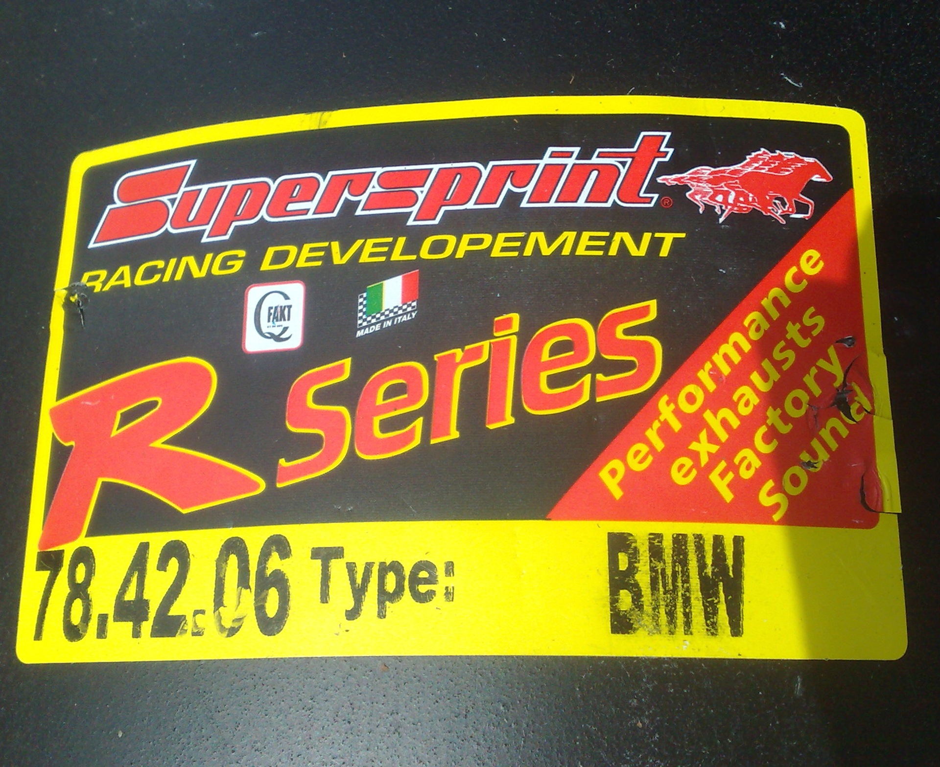 Вихлоп Supersprint! 2