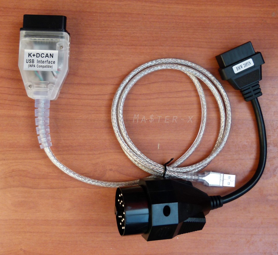 BMW INPA K+ D CAN +20 PIN обладнання для діагностики автомобілів BMW. 1
