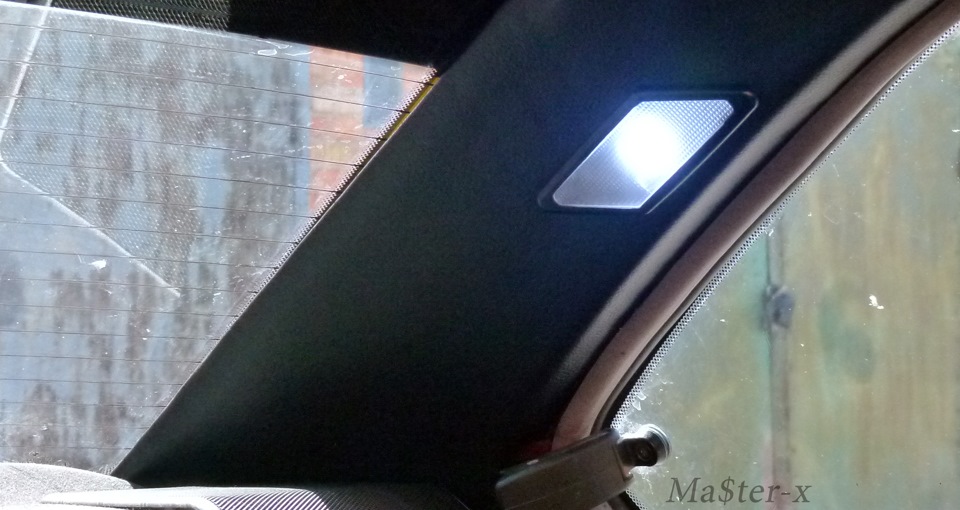 Світлодіодне підсвічування плафонів салону bmw e36 2