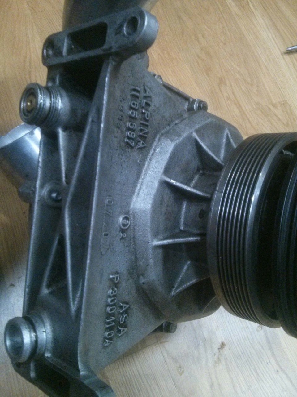 перехід на турбіну замість компресора alpina b6 e65 (asa-518) 3