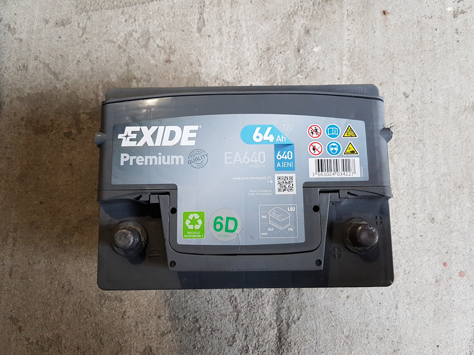 Новий акумулятор Exide AGM та розсинхронізація блоків EWS та DME. 1