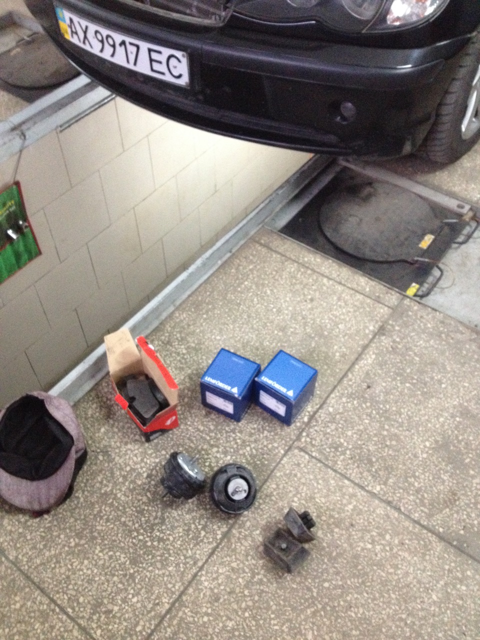 Заміна гальмівних колодок, подушок ДВС, масла, масляного, паливного та салонного фільтрів 2