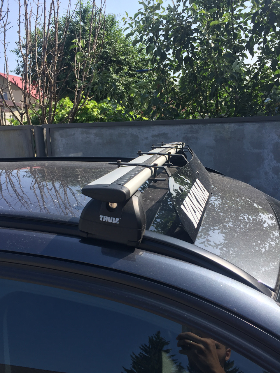 Thule wingbar edge + fairing Yakima (custom) 2