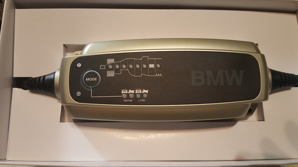 Покупка зарядного Ctek MXS 10 для зарядки AGM аккумулятора BMW 90Ah 4