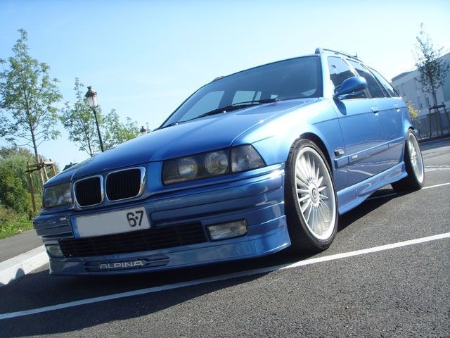 Губа переднього бампера Alpina 1