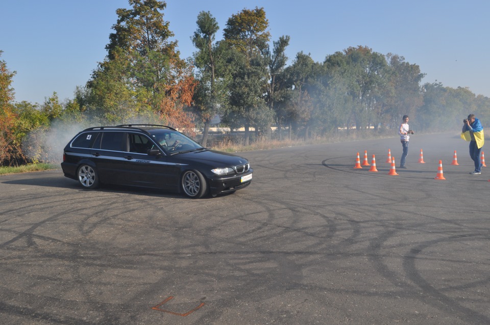 e46 vs e36 слалом 3