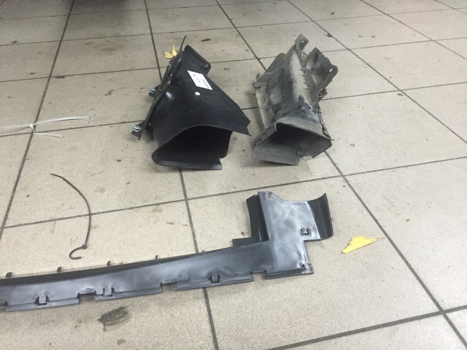 Повітроводи в М бампер 3