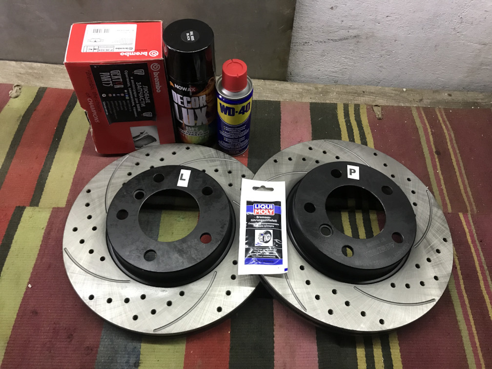 Нові гальмівні диски Micoda + колодки Brembo. 1