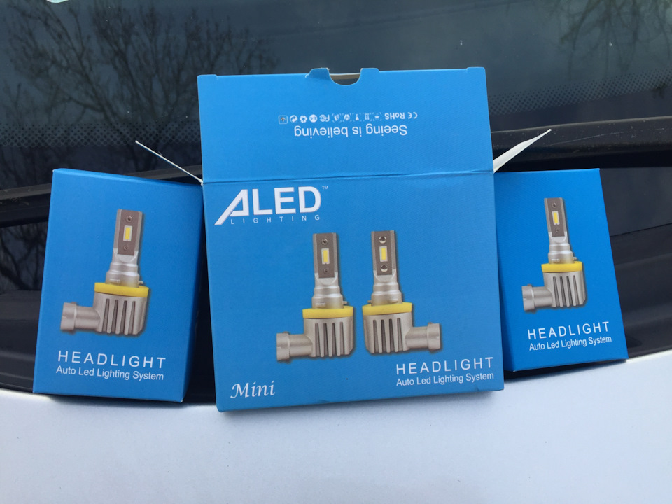 Встановлення LED в туманки 1