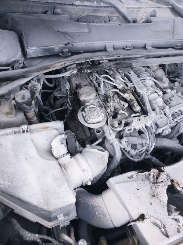 BMW N47 e91 Яка спалахнула 3