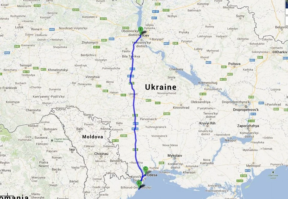 Київ - Затока - Одеса - Затока - Київ