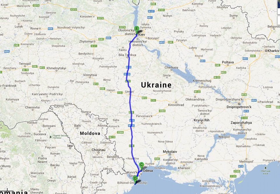 Київ - Затока - Одеса - Затока - Київ 1