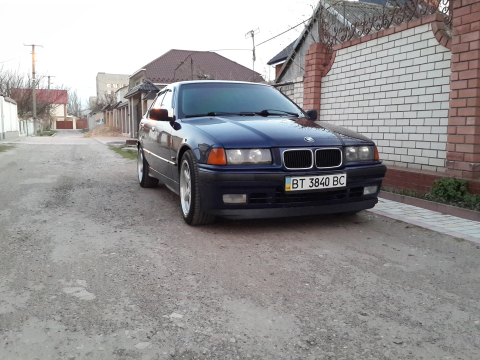Губа Golf 3 на BMW e36 5