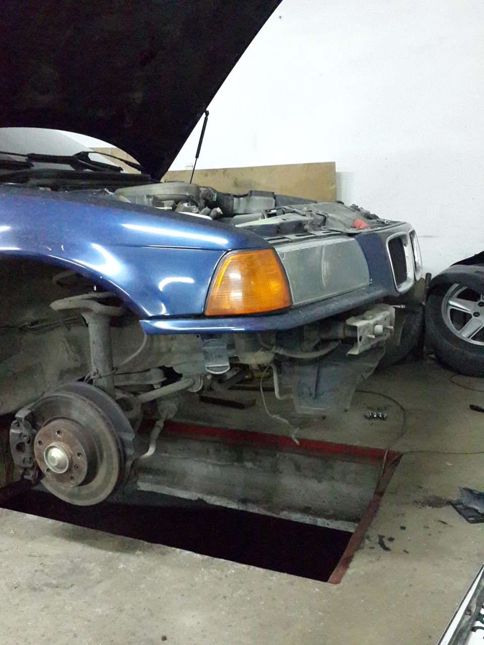 Губа Golf 3 на BMW e36 3