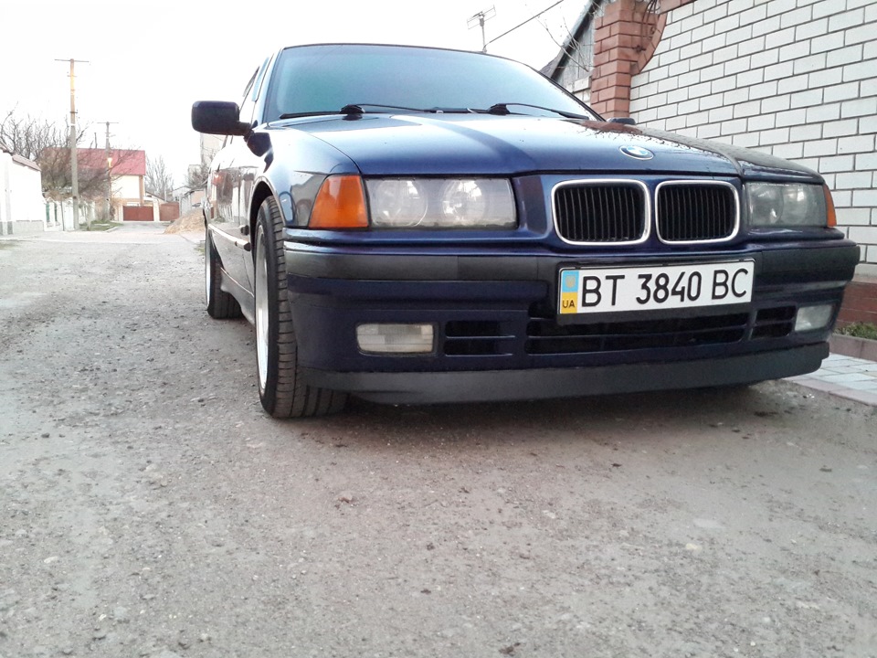 Губа Golf 3 на BMW e36 1
