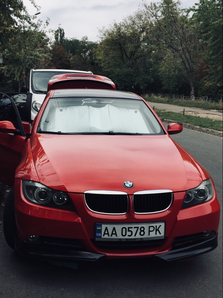 Накладка (сплиттер) переднього бампера BMW 3 E90 2