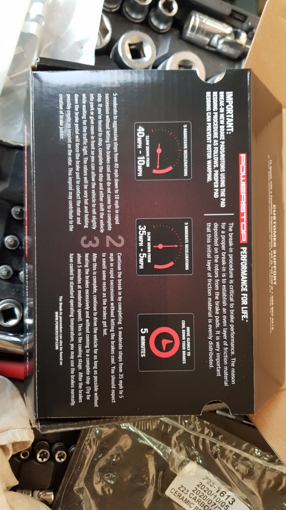 BMW F30 328I гальмівні колодки Power Stop from USA 3