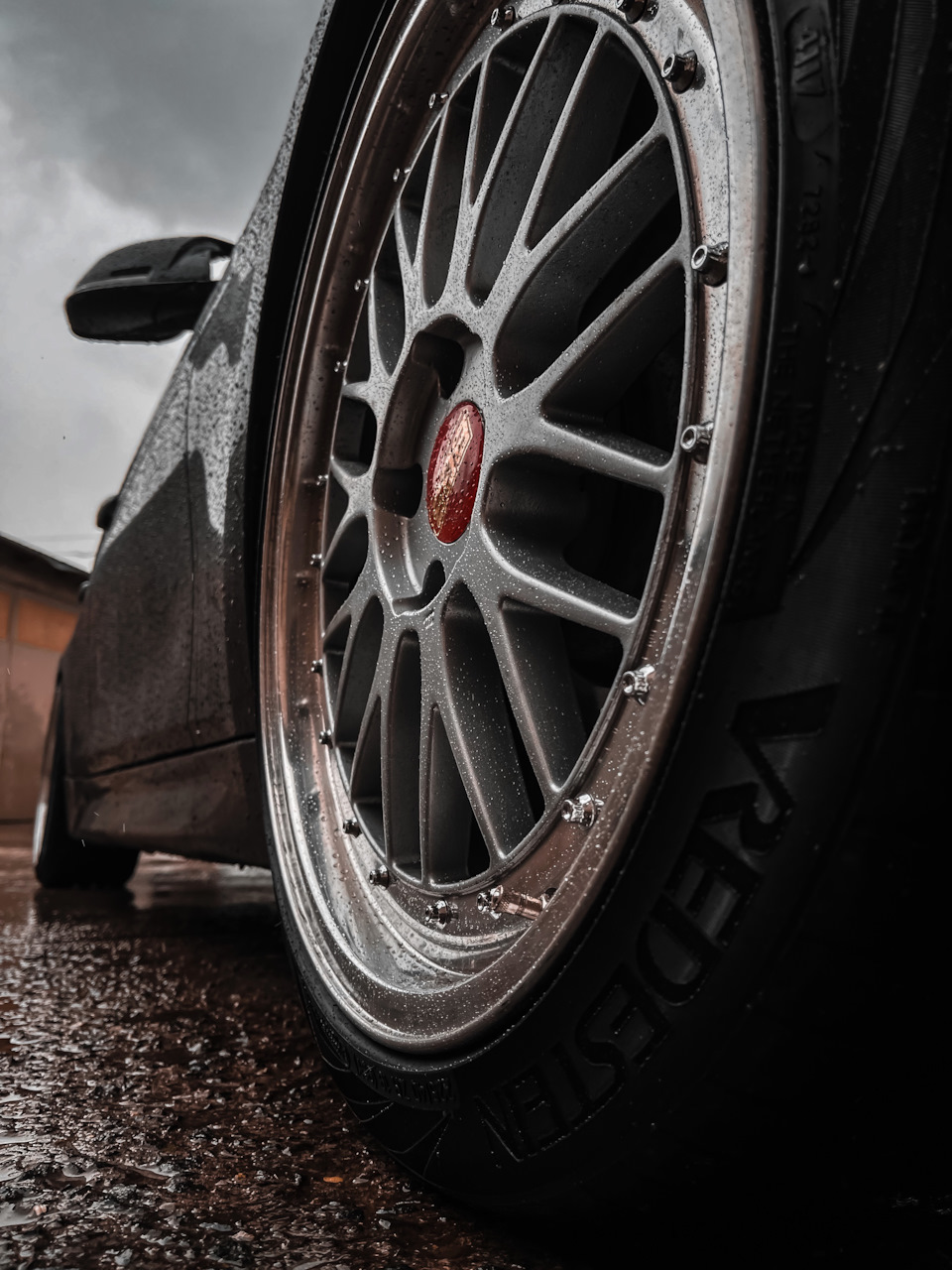 Стук койловерів BC RACING 1