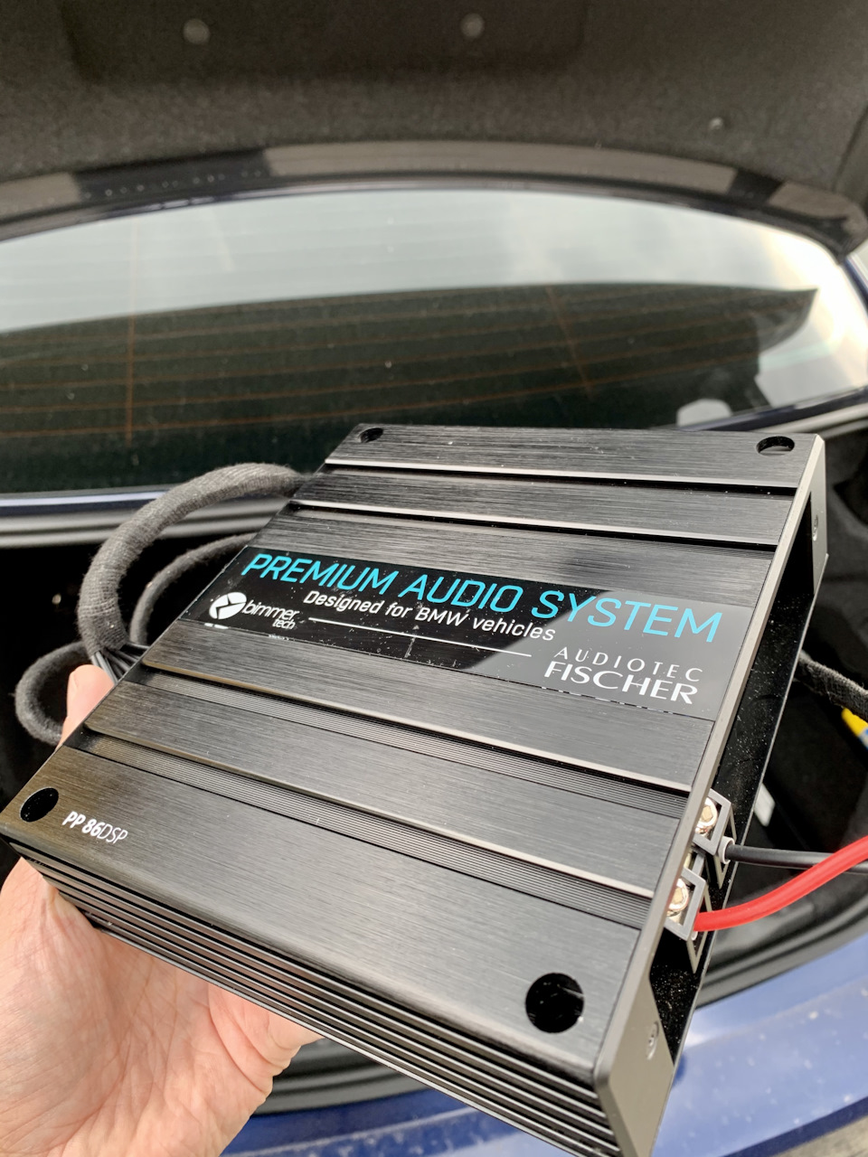 Встановлення підсилювача Bimmertech PP86DSP 1