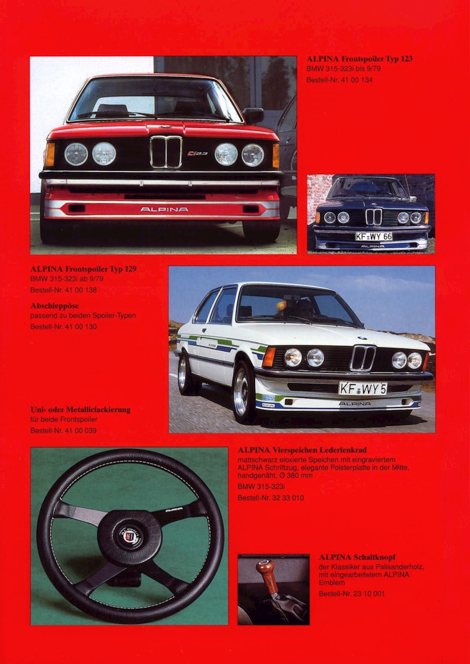 Брошура BMW Alpina E21 3