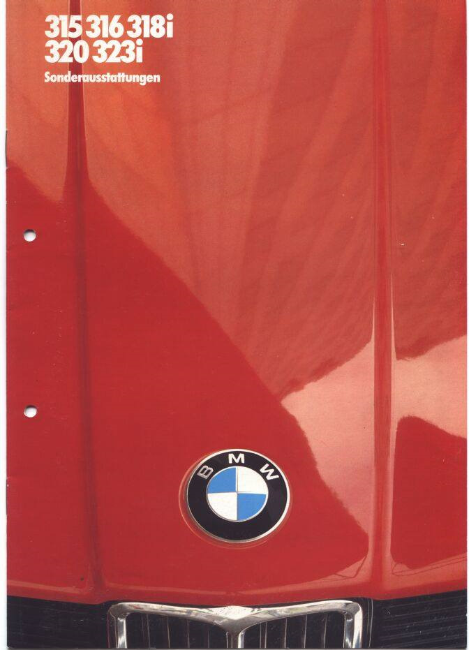 Каталог опцій BMW E21 1