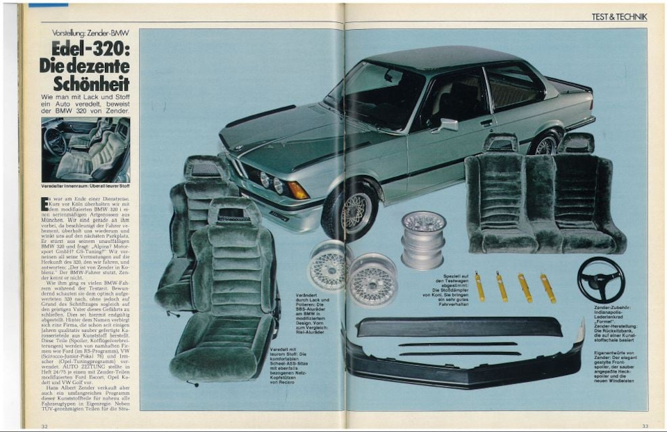 Старі журнали BMW E21 Zender 1