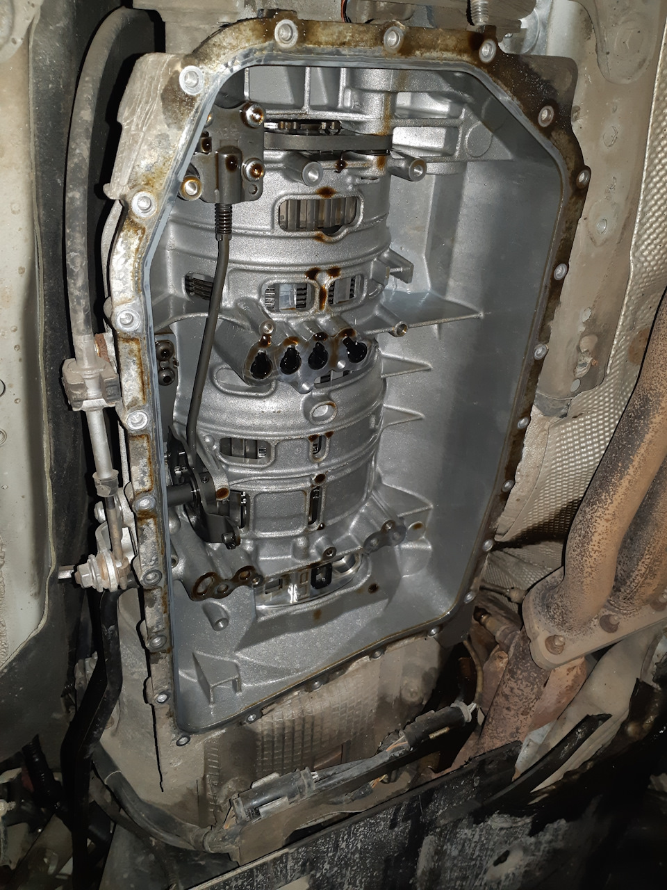 Заміна мастила в АКПП zf6hp19 3
