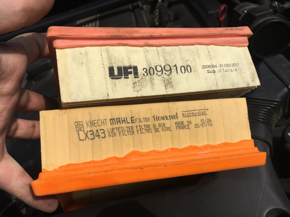Заміна повітряного фільтра + газового 4