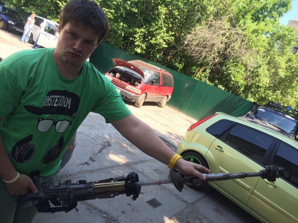 Прибираємо стукіт рульового управління))) 3