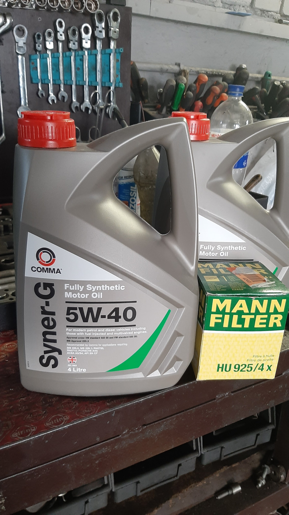 ТО заміна масла, проба COMMA Oil 5w40 Syner-G, дефектування. 2