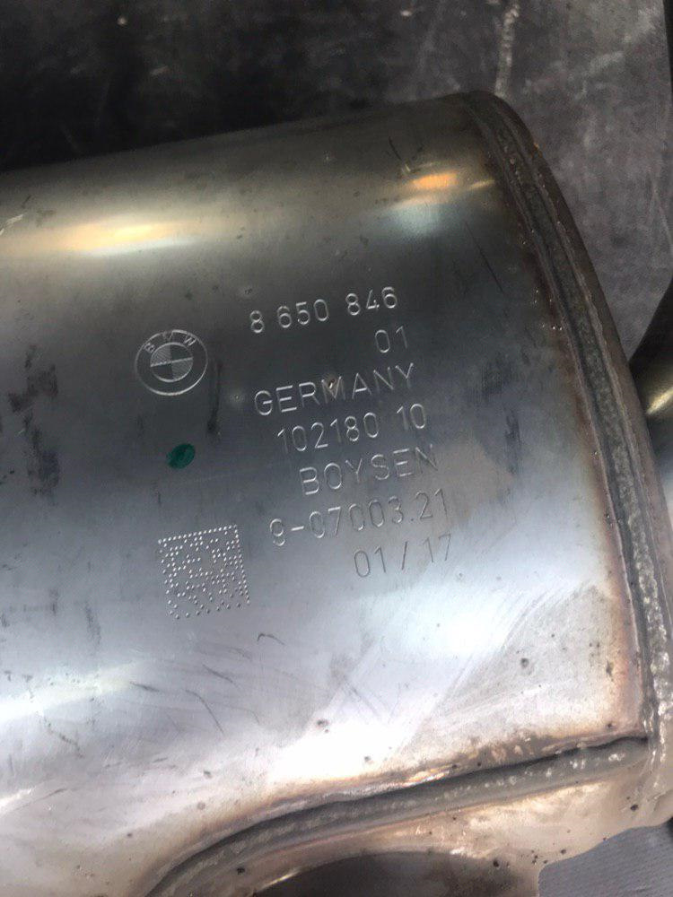 Встановлення глушника від 340i та видалення каталіка. UPD 1