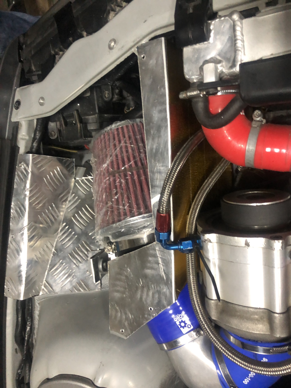 холодний впуск BMW e36 m54b30 3