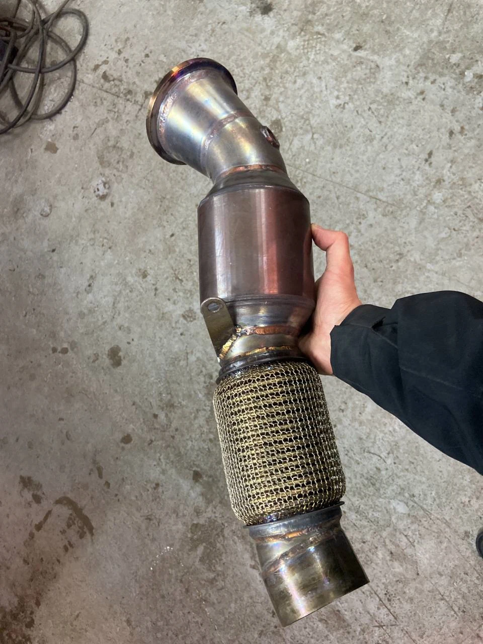 Downpipe+ Спортивний каталізатор+ MgFlasher Stage 1
