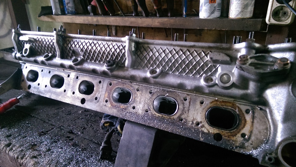 ч6. Будівництво TURBO BMW E46 … Портінг ГБЦ, Очікування прокладки. KMG 5