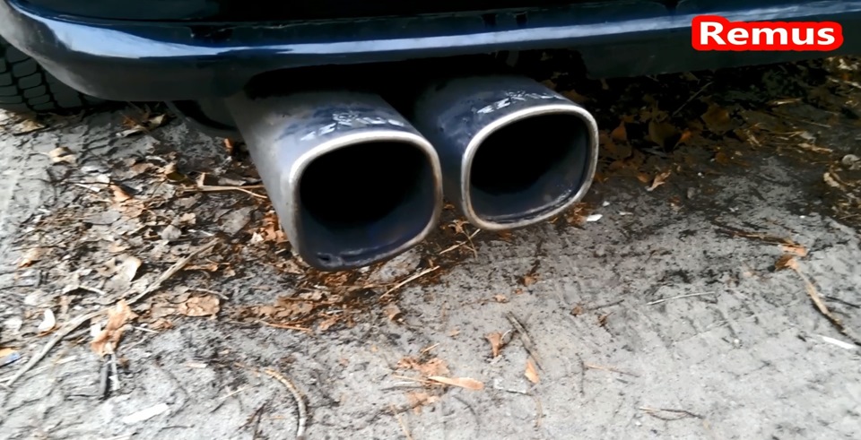Звук вихлопу Remus vs Stock. BMW e46 328 1